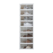 Meuble à chaussures - SEVEN COMFORT - Sevencomfort - pliable sans assemblage - 8 étagères - porte magnétique
