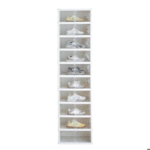 Meuble à chaussures - SEVEN COMFORT - Sevencomfort - Pliable sans assemblage - 10 paires - Porte magnétique