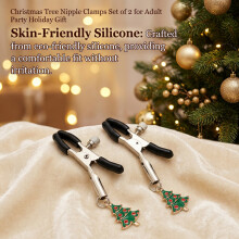 Adult Nipple Clamps Set - Xmas Party Gift (2pcs)