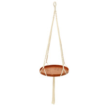 Sfeervolle Macrame Wandplank Met Katoenen Touw, Hanger