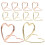 24St Multifunctionele Hartvormige Paperclips Van Legering 1
