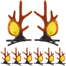 4Paren En Stevige Gewei Haarclips Voor Xmas Feest
