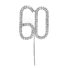 160Th Cake Topper Met Sierlijke Strass Voor