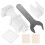 1Set Kit Met Brackets En Roeibandroller Voor Raamdecoratie 9