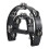 Compact Double Half Moon Music Tambourine Percussion Tamborine Drum Durable 1