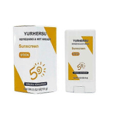 Mineral Sunscreen Stick, Flower Fragrance Sun Cream Stick Face 50, Moisturising Sun Stick, Non-Greasy Sun Protection Face SPF50, Practical Sunscreen