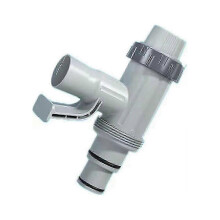 Pool Hose Adapter, Swimming Pool Replacement Parts Pool Hose Bracket And Plunger Valve for Above Gr