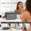 Make-uptas, draagbare make-uptas, reismake-uptas met grote 9
