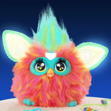 Mascota Furby Coral F6744, 15cm, 13 Accessories, for Boys and Girls, Ages 6+
