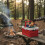(red) Foldable Camping Storage Box - Durable PP Plastic 6