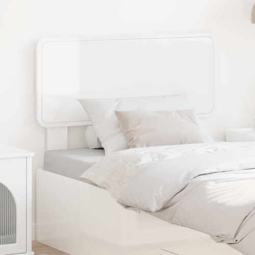 VidaXL vidaXL Headboard Gloss White Engineered wood