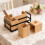 Mallette de rangement portable pour vaisselle en papier, 4
