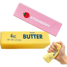 (Matches the image) Slow Rising Butter Squishy Toy, Stress Relief Sensory Squeeze Toy for Adults, Anxiety Reduction Decompression Plaything
