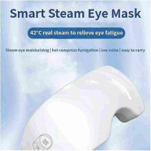 (A13, White) Eyerelis Steam Therapy Mask, Smart Hot Cold Steam Eye Mask For Dark Circles