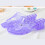 Pantoufles compensées à strass floraux, sandales de-Violet 39 8