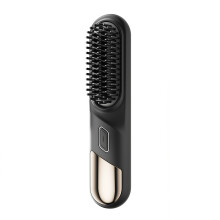 Black Friday Angebot: Kabelloser Haarglätter – Mini-Haarglätter mit Heißluftfrisur und Glättungsbürste, tragbares Styling-Set