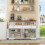 Rustic Sideboard Cabinet With Drawers Storage Buffet Unit For Dining Room 8
