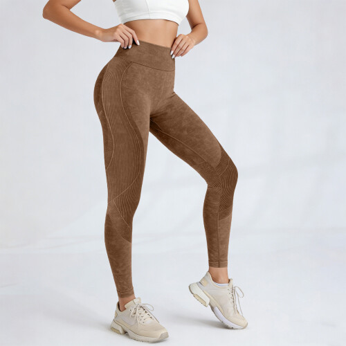 Leggings 3D de Compression Anti-Cellulite pour-Bleu ciel L 2