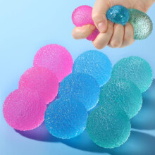 (Matches the image) Sensory Stress Balls Textured Memory Gel Soft Fidget Toys Anxiety Relief Squeeze Ball for Autism ADHD Party Favor Gift