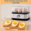 (US Plug) Halreactody Egg Cooker , Multifunctional Stainless Steel Egg Cooker 1