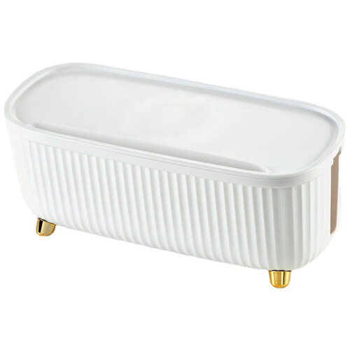 Witte Kabelbox Met Voor - En Stroomkabels