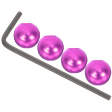 1Set Fietsremkabel Ball Caps Aluminium Paars Langdurig Gebruik