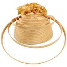 1Theekransje Hoed Fascinator Dames Khaki Stijlvol En Opvallend