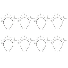 8St Kids Stervorm Hoofdband Multi Kleuren Voor Kinderfeest
