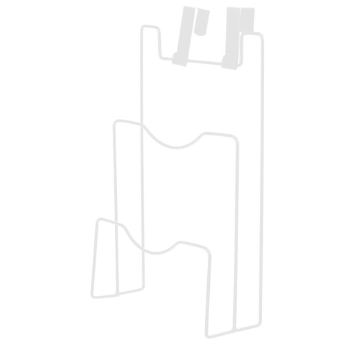 1Slanke Potdekselorganizer Wit, Wandhouder Voor Thuis