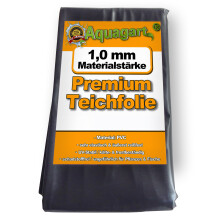Pond liner PVC 1 m x 4 m 1.0 mm Black Garden pond liner