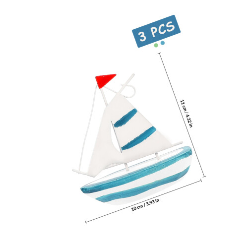 3St Desktop Schoon Zeilboot Ornamenten 1