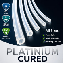 Food Grade Silicone Tube 2x6mm 5m Clear