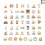 50 Cute Easter Bunny Stickers for Scrapbooking 6