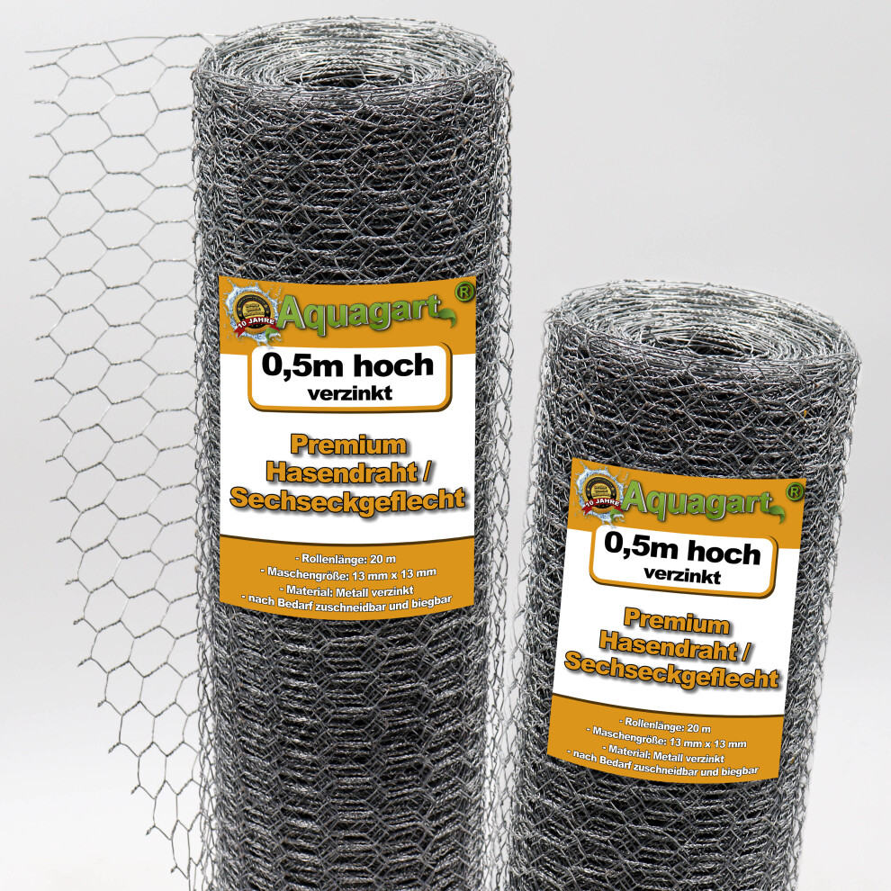 Photos - Other for Repair 120 m Hexagonal mesh Chicken fence Rabbit wire Rabbit lattice Hare wire 50 cm