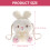 1Bunny Doll Bag Schoudertas Wit 2