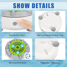 2X Fruit&Vegetable Cleaning Machine USB Fruit Cleaner Device, Portable Food Purifier for Cleaning Fruits, Vegetables