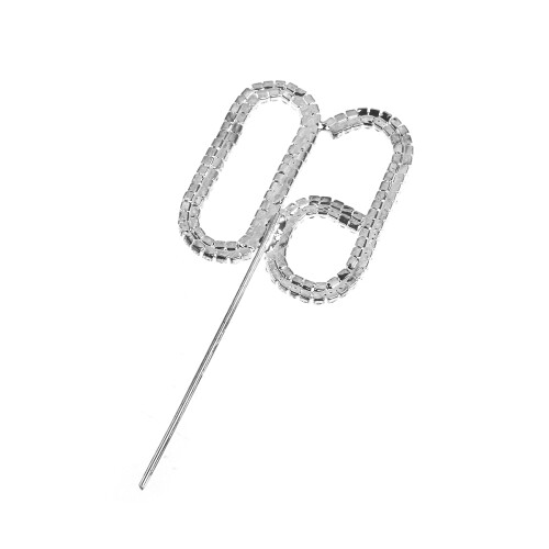 160Th Cake Topper Met Sierlijke Strass Voor 1