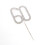 160Th Cake Topper Met Sierlijke Strass Voor 3