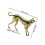 Kleine Messing Hond Ornament Tafelstuk 2
