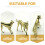 Kleine Messing Hond Ornament Tafelstuk 5