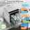 Hermitlux Table Top Dishwasher 6 Programmes, 5 Place Settings, Glass Door 2
