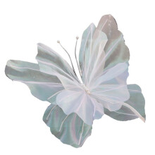 50cm  Simulation Butterfly 3D Outdoor Shopping Mall Wedding Service Decoration Fake Butterfly