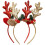 2St Kerst Hoofdband Rendiergewei Rollenspel Hoofdsieraad 6