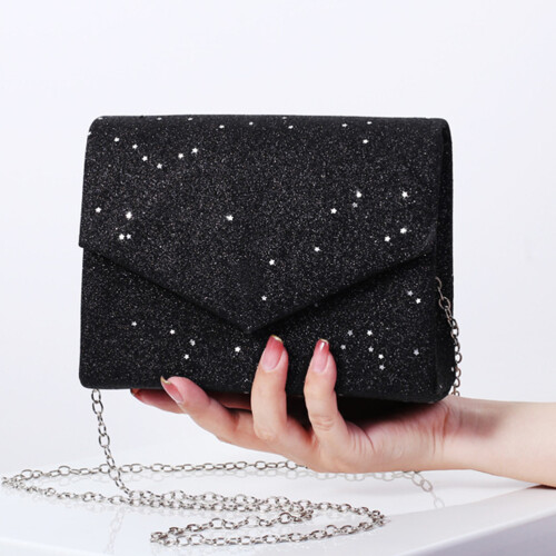 1Compacte Zwarte Avondtas Dames Handtas Party En Bruiloft 2
