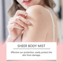 200ml SPF 42+ Sheer Body Mist Sunscreen with Hyaluronic Acid 80-Minute Sweat & Water Resistant, Non-Greasy & Hydrating, Broad Spectrum UVA/UVB Protec