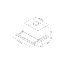 Builtin Cooker Hood Elite 14 Lux GrvtA60