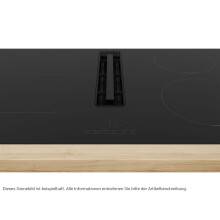Bosch PVS811B16E Series 4 Builtin Induction hob with integrated ventilation