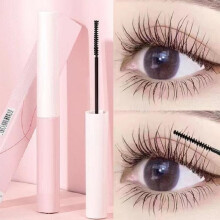 (Matches the image) Black Mascara Lengthens Eyelashes Extra Volume Waterproof Natural Lashes Women Professional Makeup Korean Cosmetics
