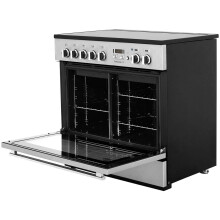 Rangemaster Professional Plus FX PROP90FXEISSC 90cm wide Electric Range Coo