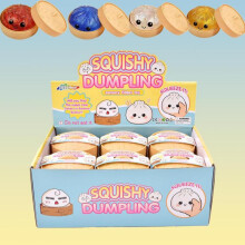 (Matches the image) New Glitter Dumpling Squishy Box Anxiety Relief Fidget Toy Soft Squeeze Decompression Dough Stress Relief for Kids Adults